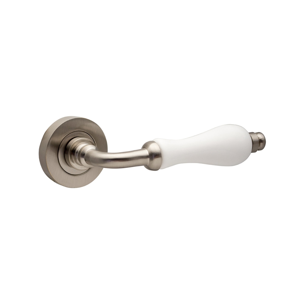 Imagen 0 de Juego Manilla Roseta Redonda con Porcelana 50 x 145 x 65 mm