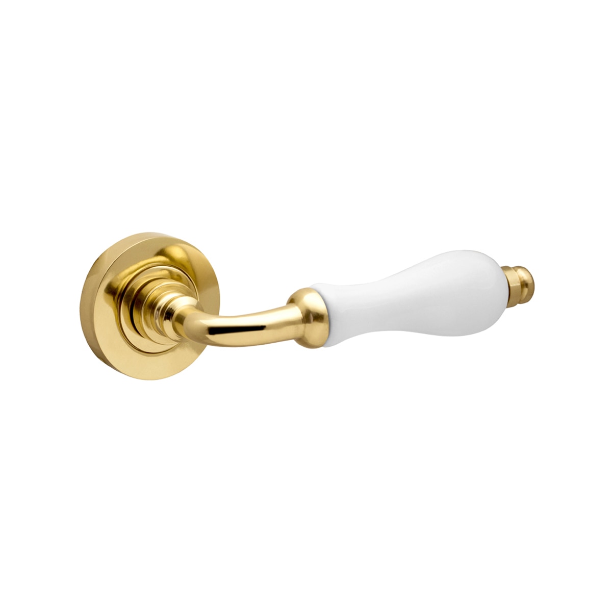 Imagen 0 de Juego Manilla Roseta Redonda con Porcelana 50 x 145 x 65 mm