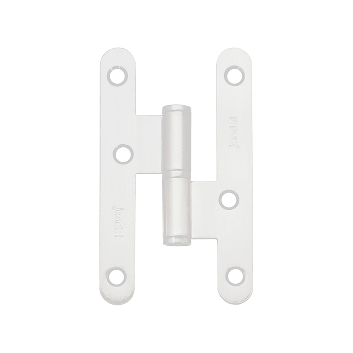 Pernio Hierro para Puertas de Madera 95 x 54 x 2 mm Blanco-1