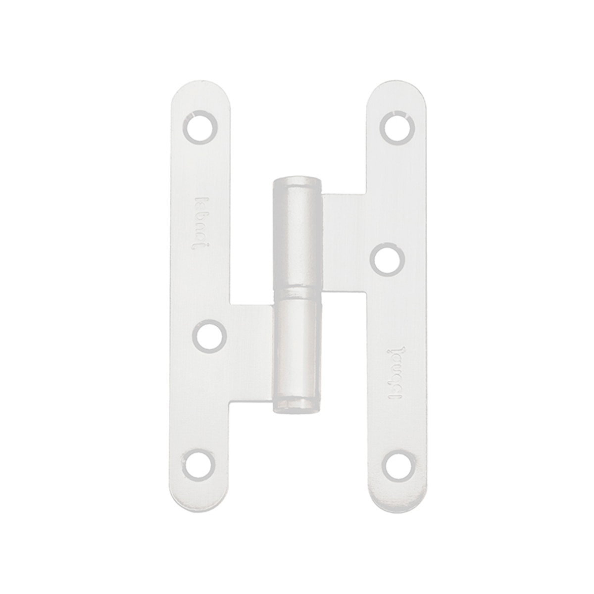 Pernio Hierro para Puertas de Madera 100 x 57 x 2 mm Blanco-1