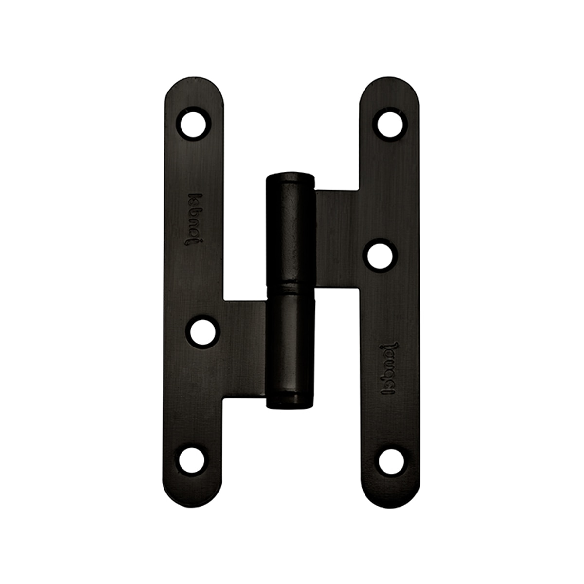 Pernio Hierro para Puertas de Madera 100 x 57 x 2 mm Negro-1