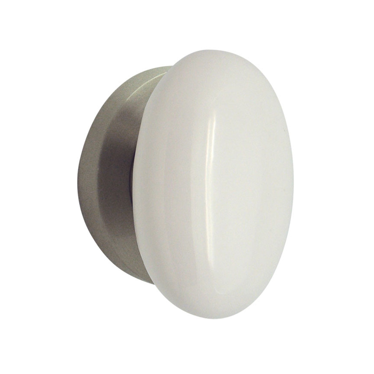 Juego Manilla Roseta Redonda con Porcelana 50 x 76 x 64 mm Níquel Mate-1
