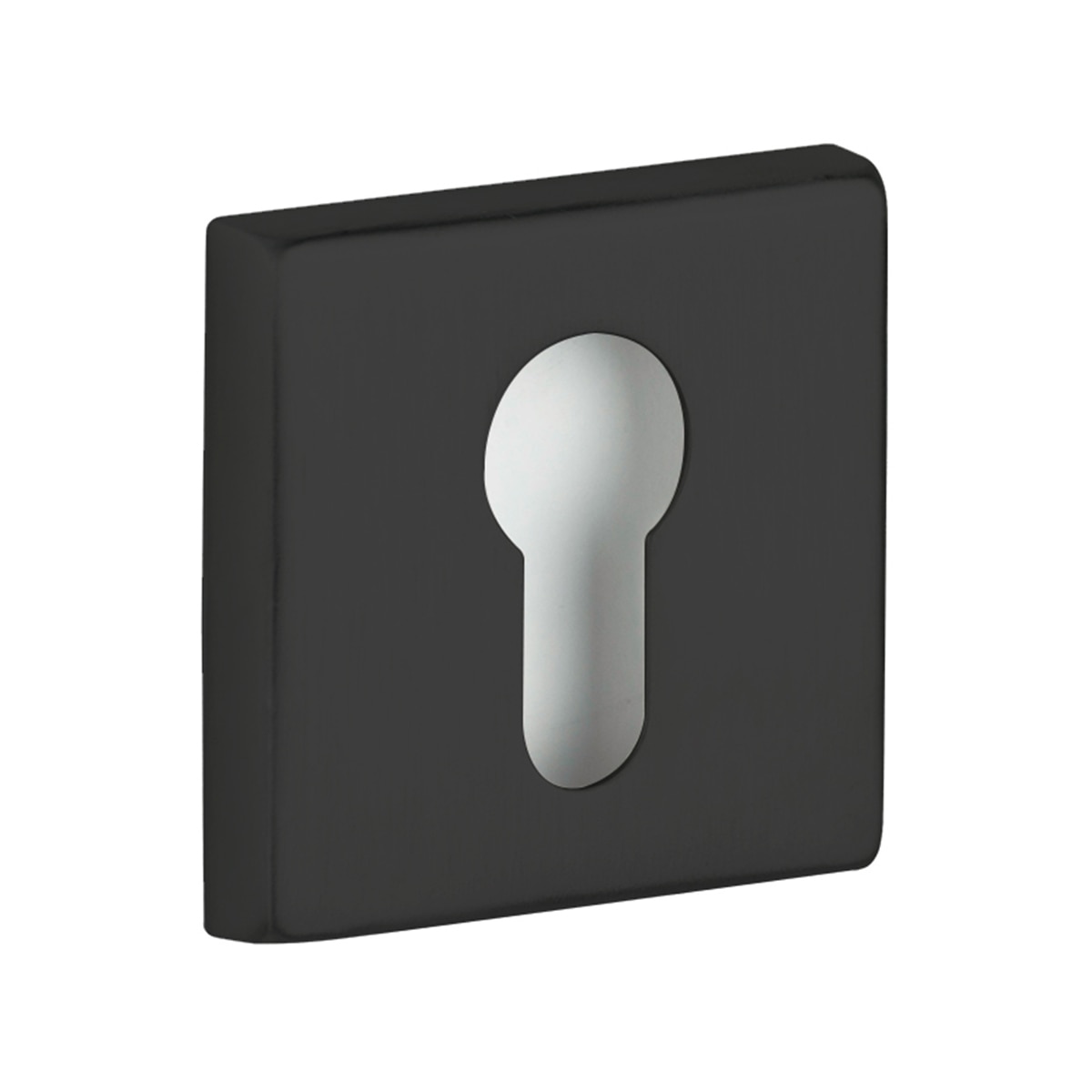 Roseta Cuadrada Bocallave Yale 50 x 50 x 10 mm Negro-1