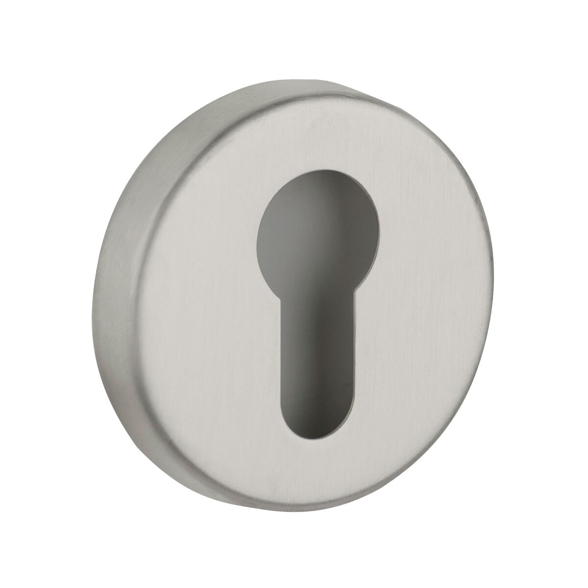 Roseta Redonda Bocallave Yale 50Ø  x 10 mm Acero Inox-1