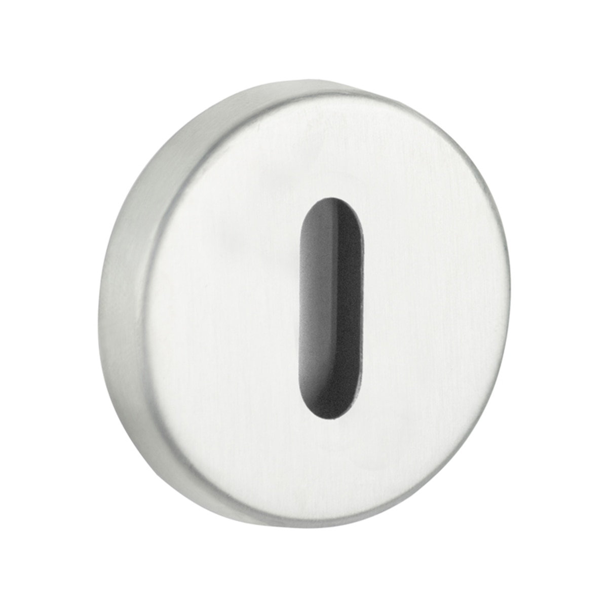 Roseta Redonda Bocallave Oval 50Ø x 10 mm Acero Inox-1