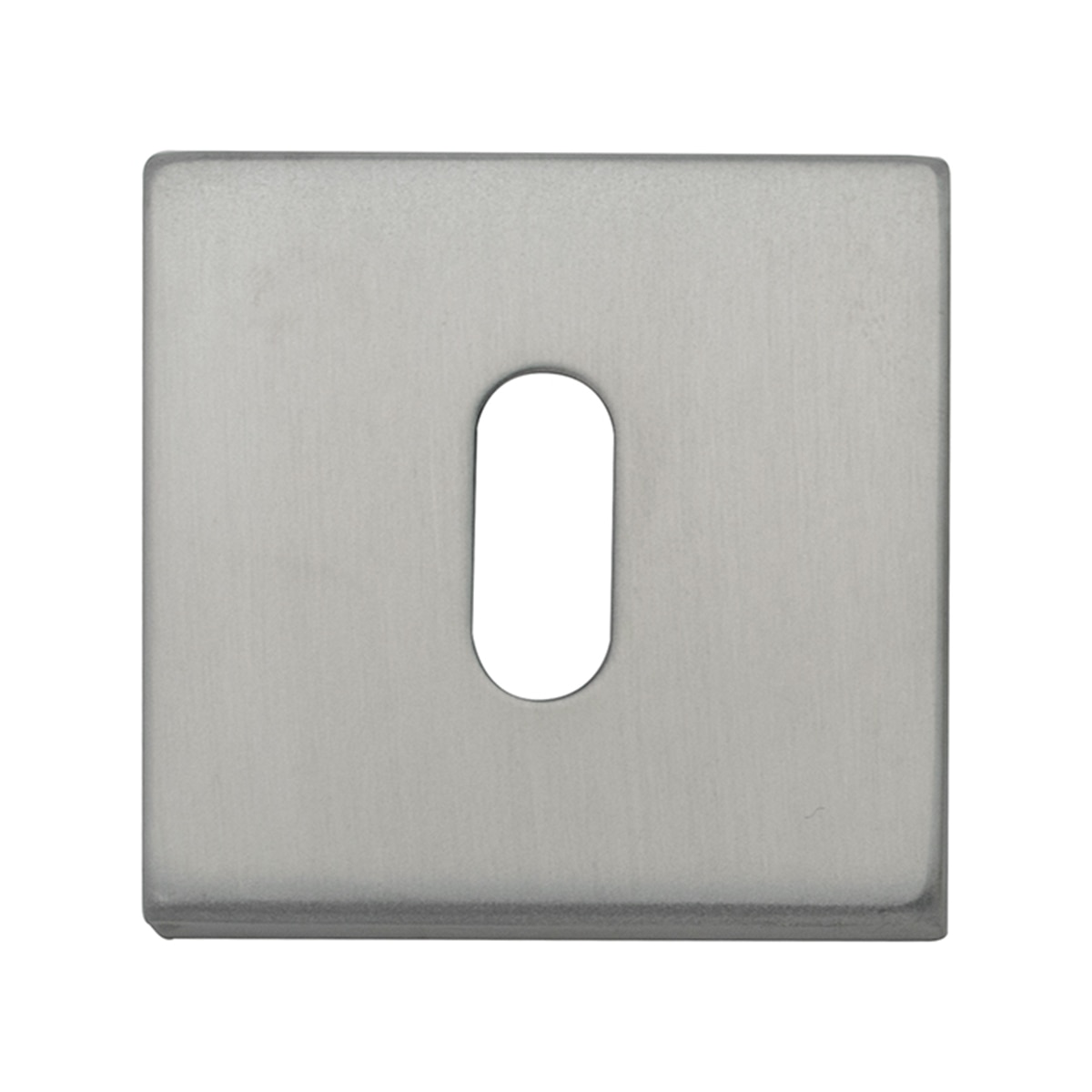 Roseta Cuadrada Bocallave Yale 50 x 50 x 10 mm Acero Inox-1
