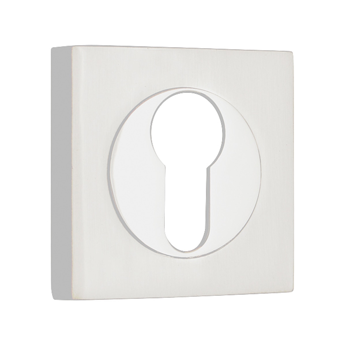 Roseta Cuadrada Bocallave Yale 50 x 50 x 5 mm Blanco-1