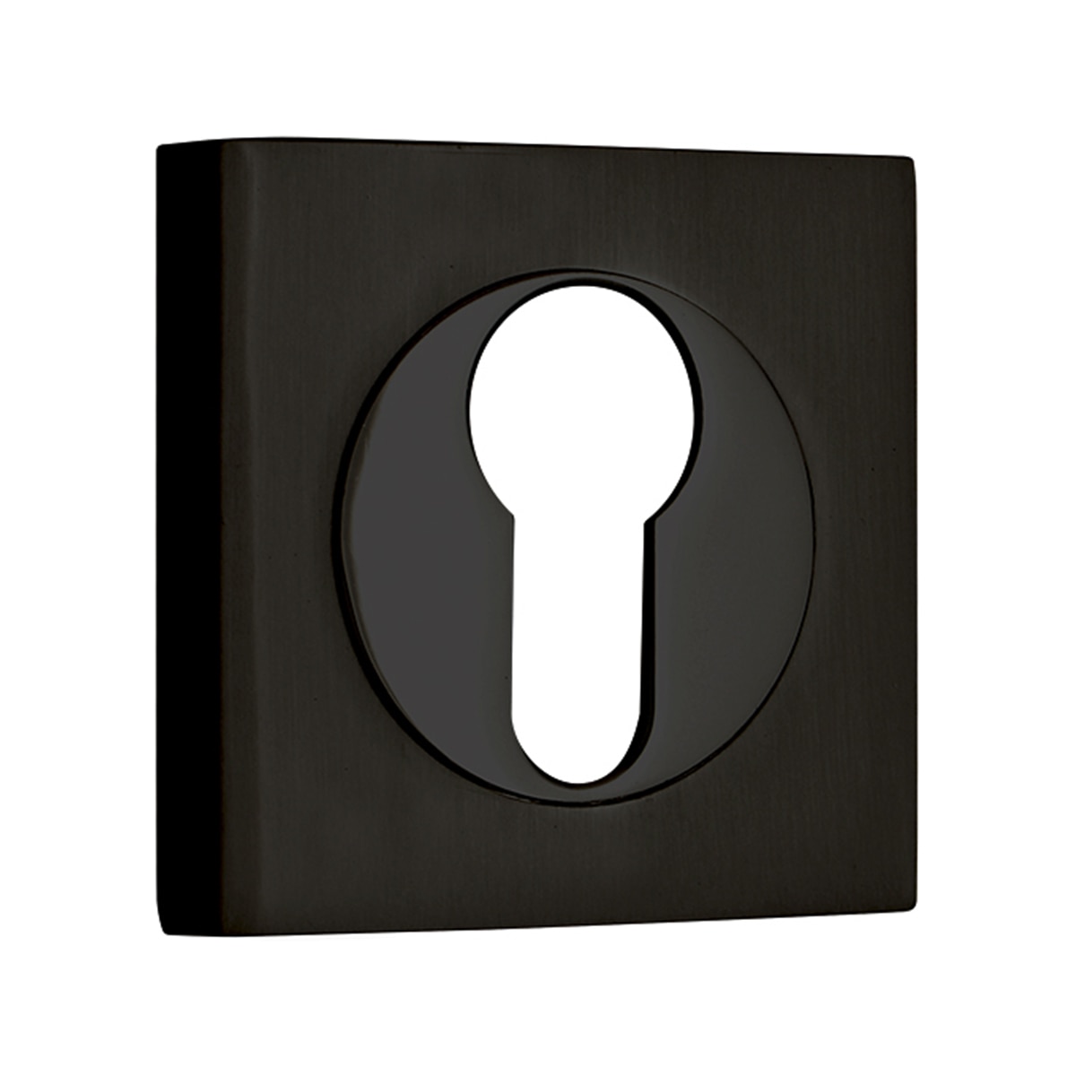 Roseta Cuadrada Bocallave Yale 50 x 50 x 5 mm Negro-1