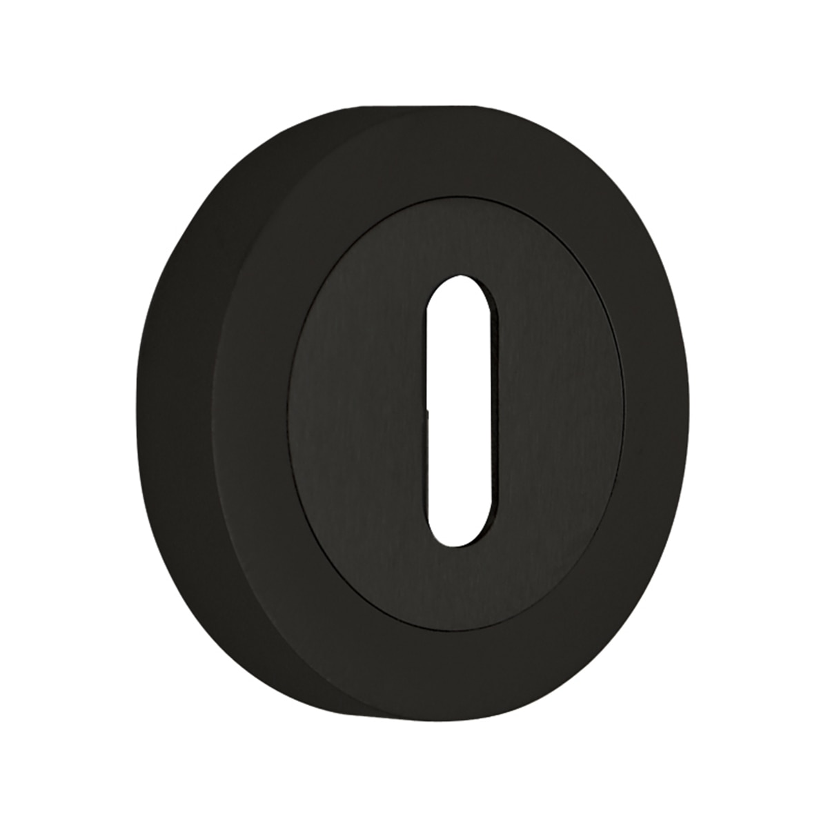 Roseta Redonda Bocallave Oval 50Ø  x  5 mm Negro-1