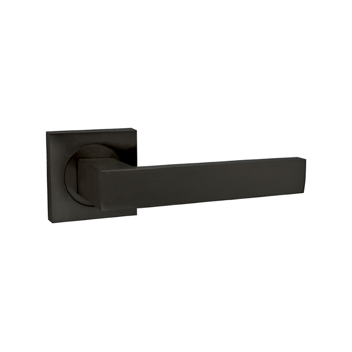 Jogo Maçaneta Roseta Quadrada - 50x130x58 mm Preto-1