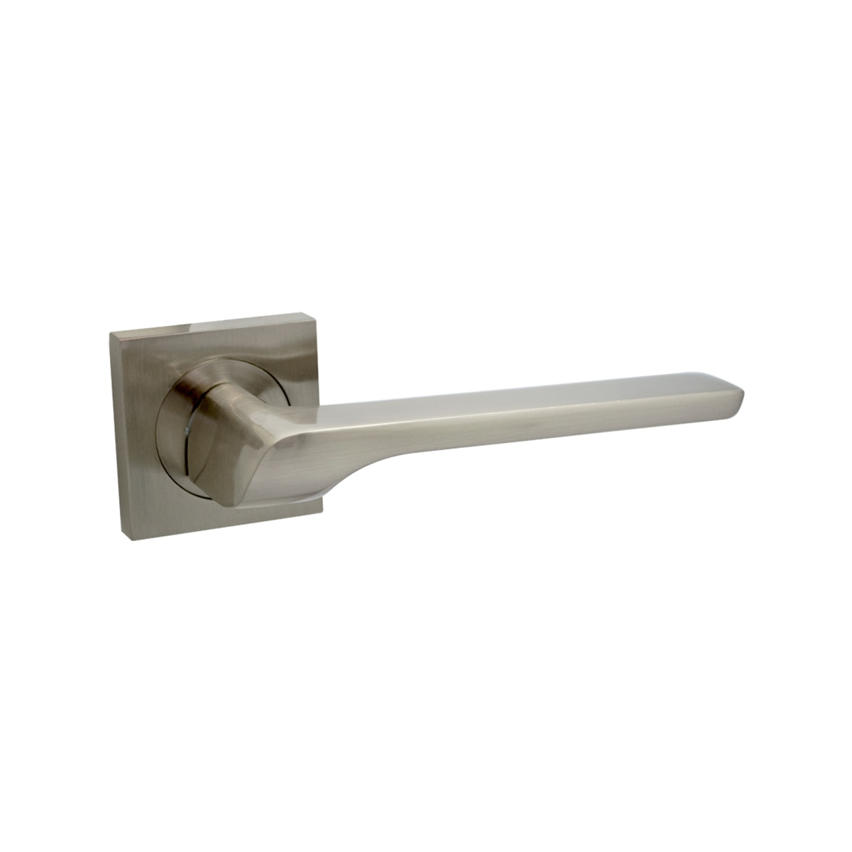 Juego Manilla Roseta Cuadrada 50 x 133 x 56 mm Níquel satinado-1