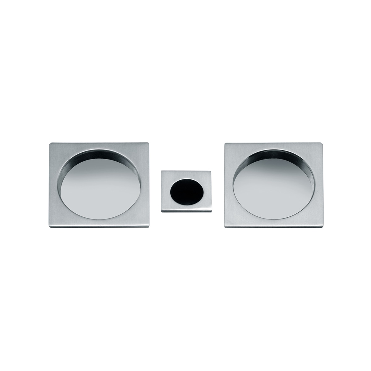 Imagen 0 de Kit Puertas Correderas Embutir Cuadrado 56 x 56 30 x 30 mm