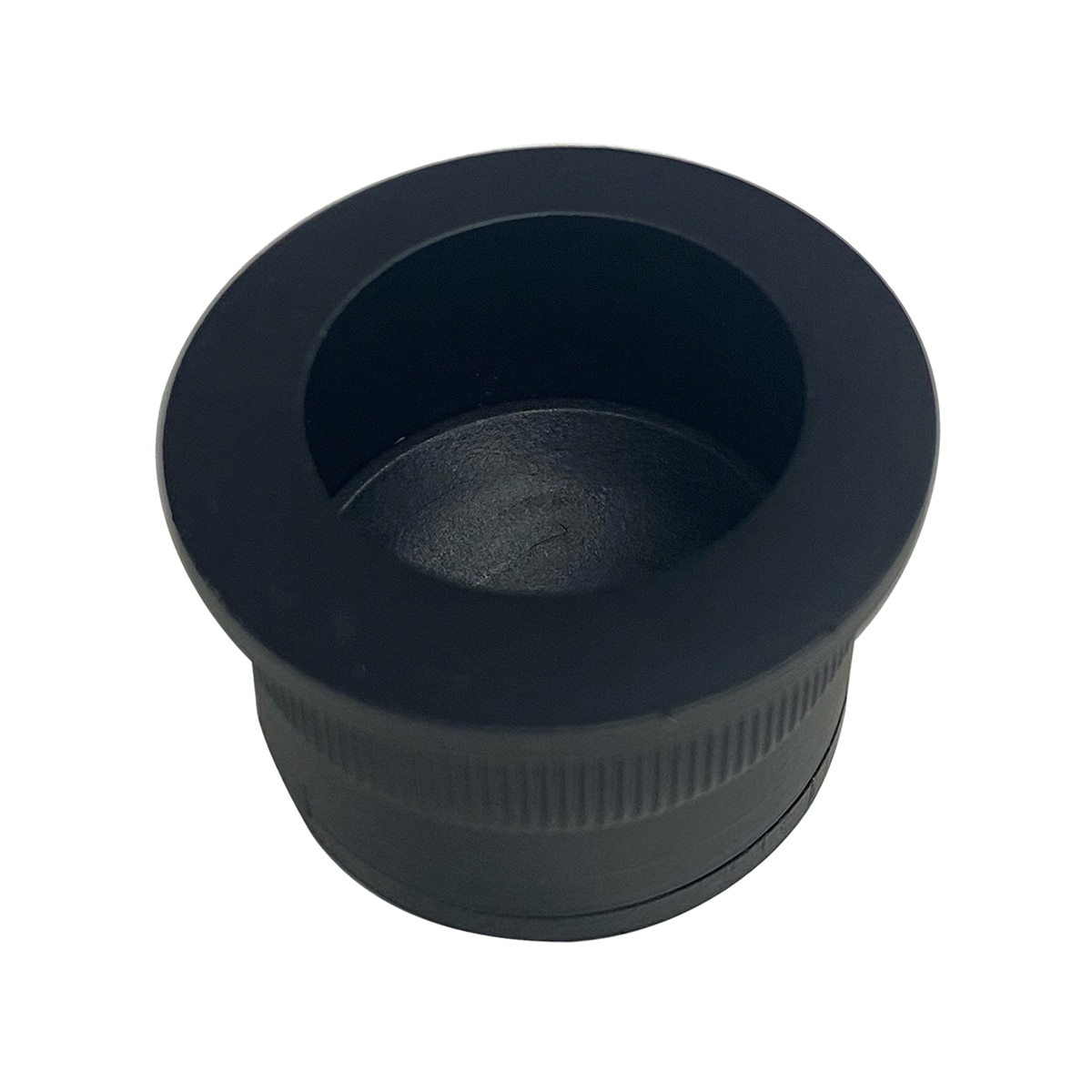 Dedal Redondo para Puerta Corredera 30Ø mm Negro-1