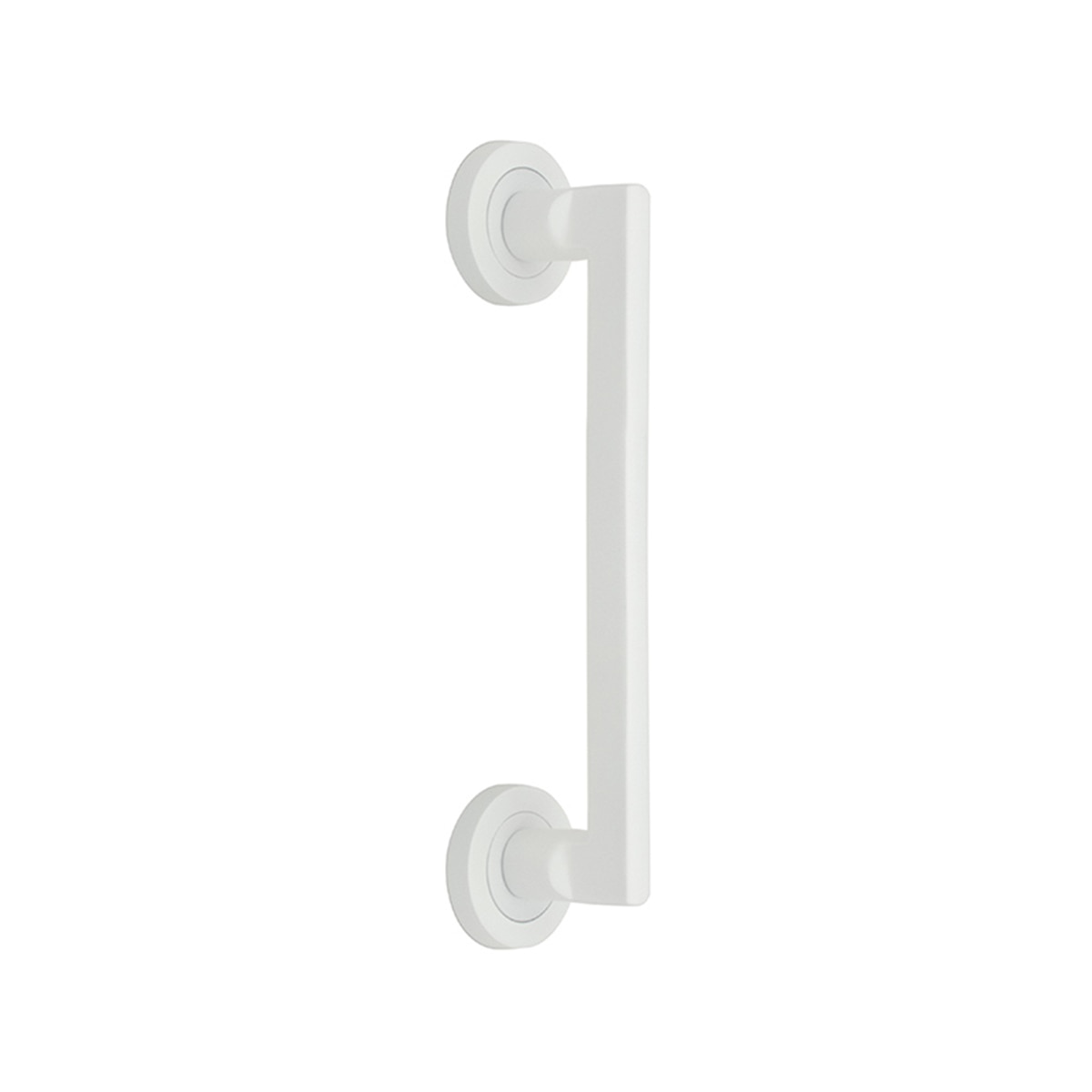 Tirador Roseta Redonda para Puertas de Paso 250 x 52 x 60 mm Blanco-1