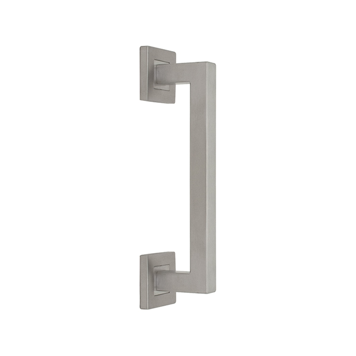 Tirador Roseta Cuadrada para Puertas Interior 240 x 52 x 65 mm Acero Inox-1