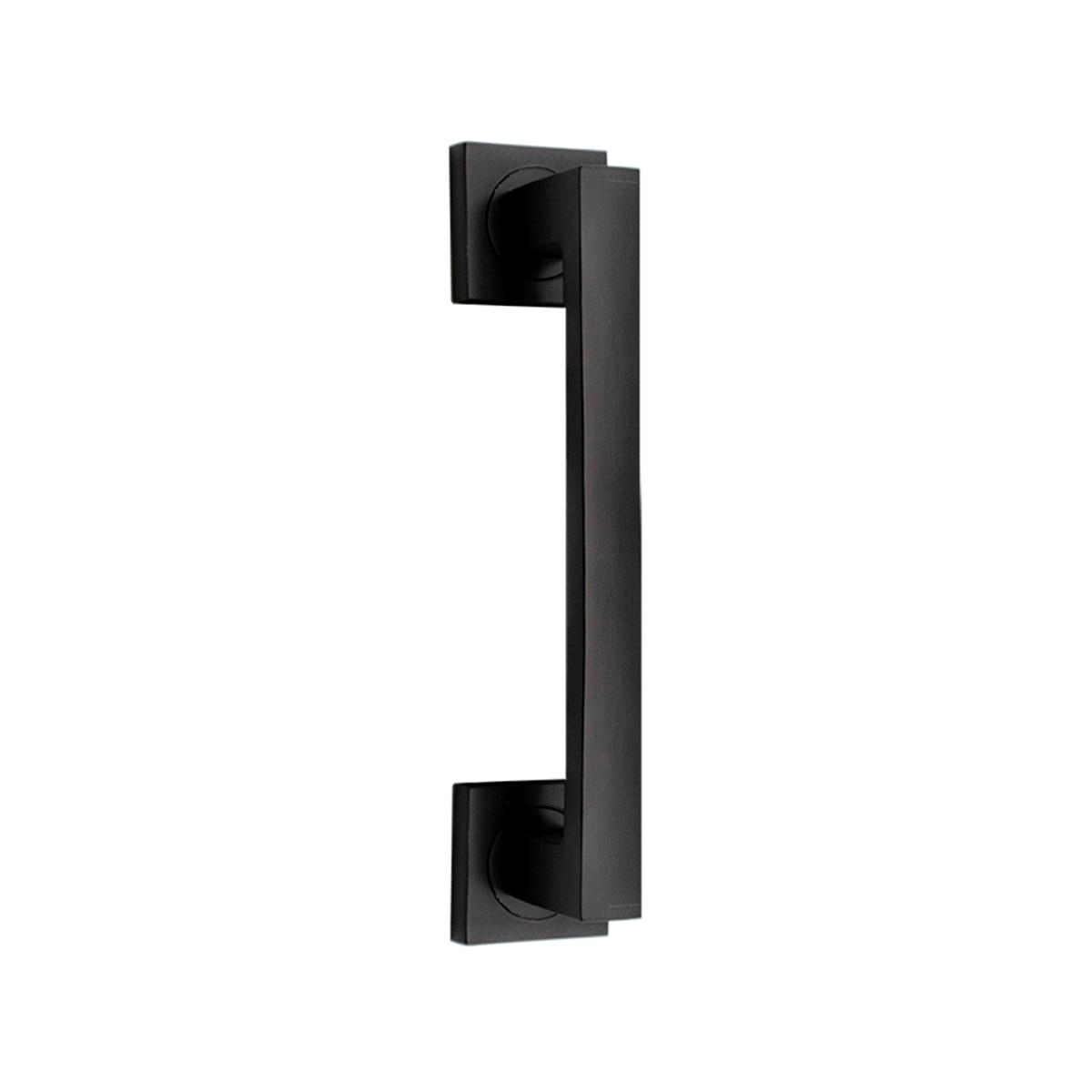 Tirador Roseta Cuadrada para Puertas Interior 240 x 52 x 65 mm Negro-1