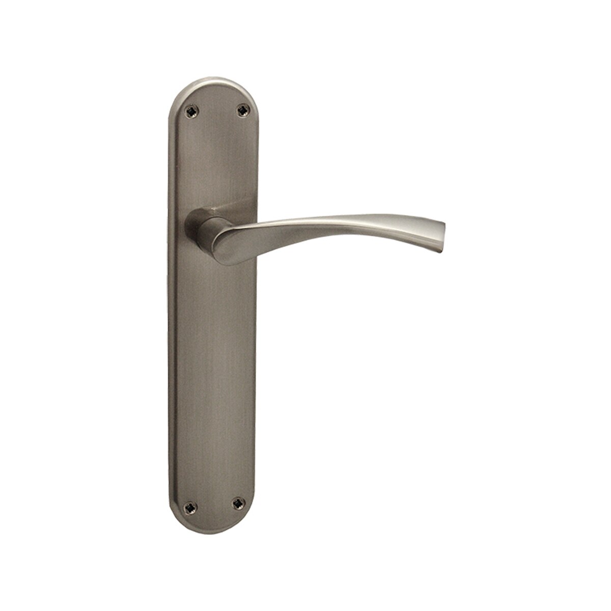 Juego Manilla de Placa 242 x 130 x 45 mm Níquel satinado-1