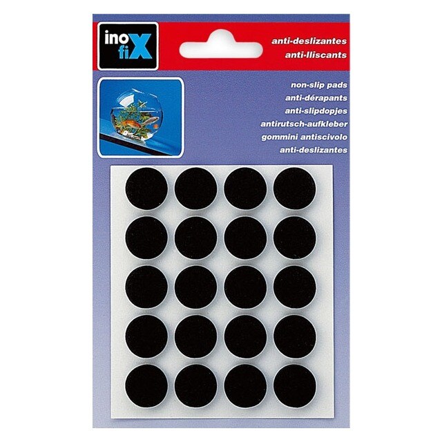 Almohadilla Antideslizante Adhesiva 20 Uds Negro-2