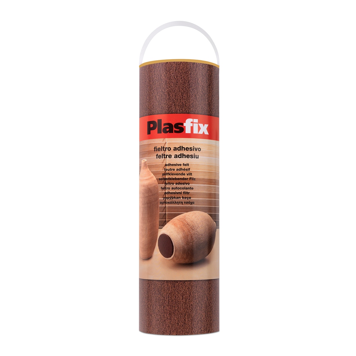 Fieltro Acrílico Adhesivo Rollo 50 cm Marrón-2