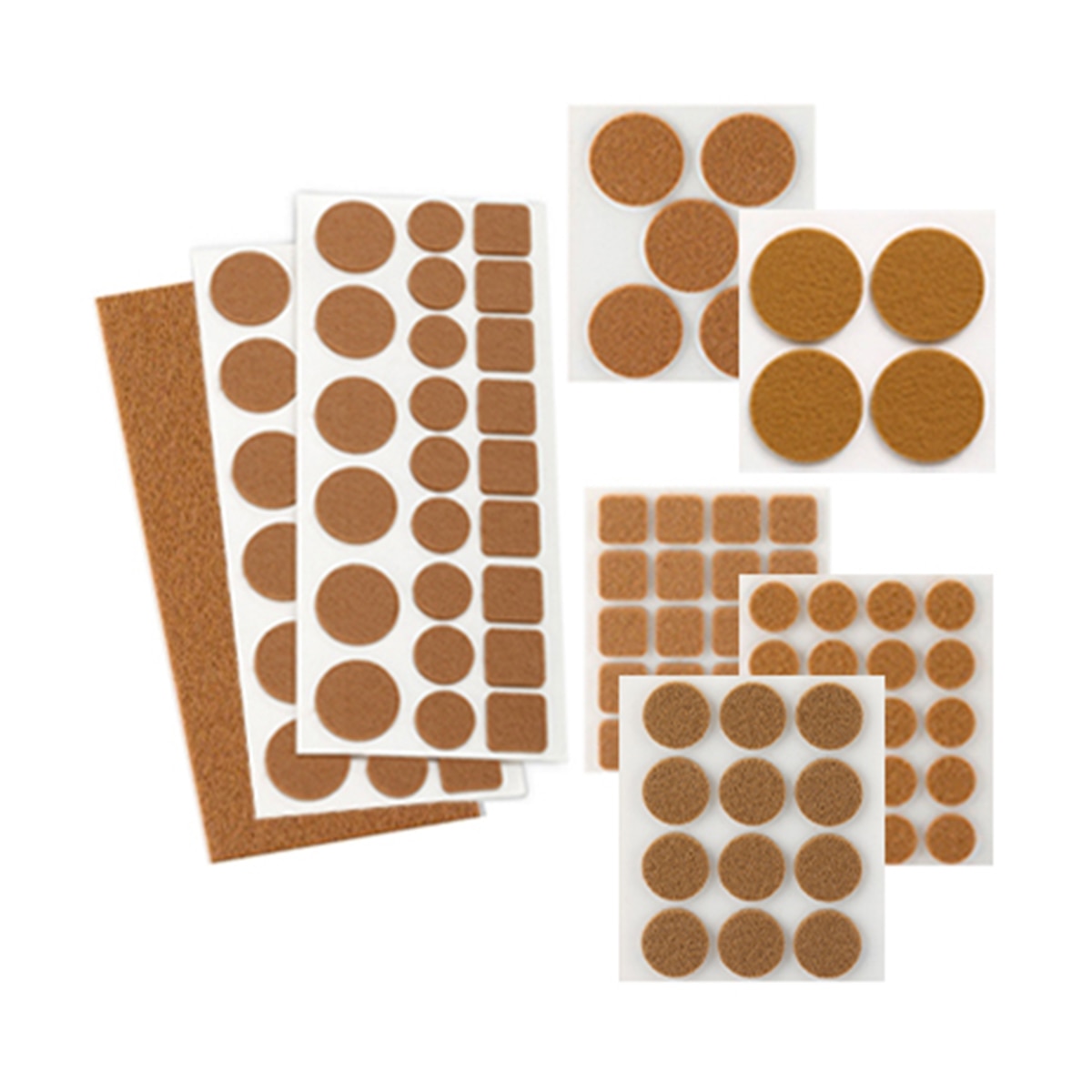 Pack Fieltros Multif. 110 Uds Marrón-2