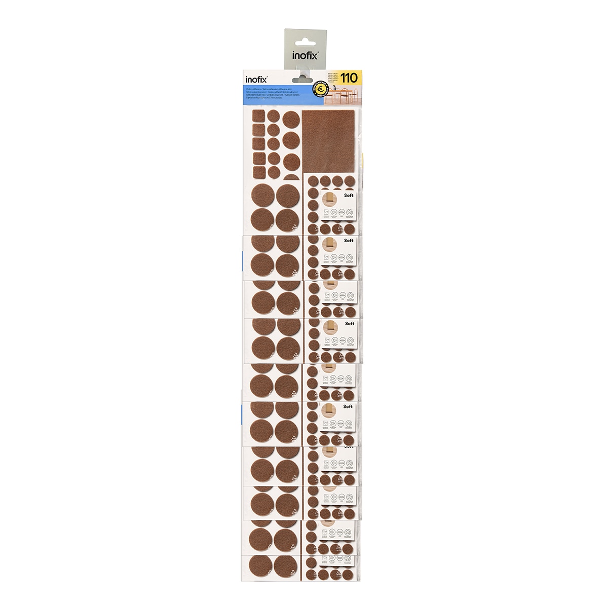Pack Fieltros Multif. 110 Uds Marrón-4