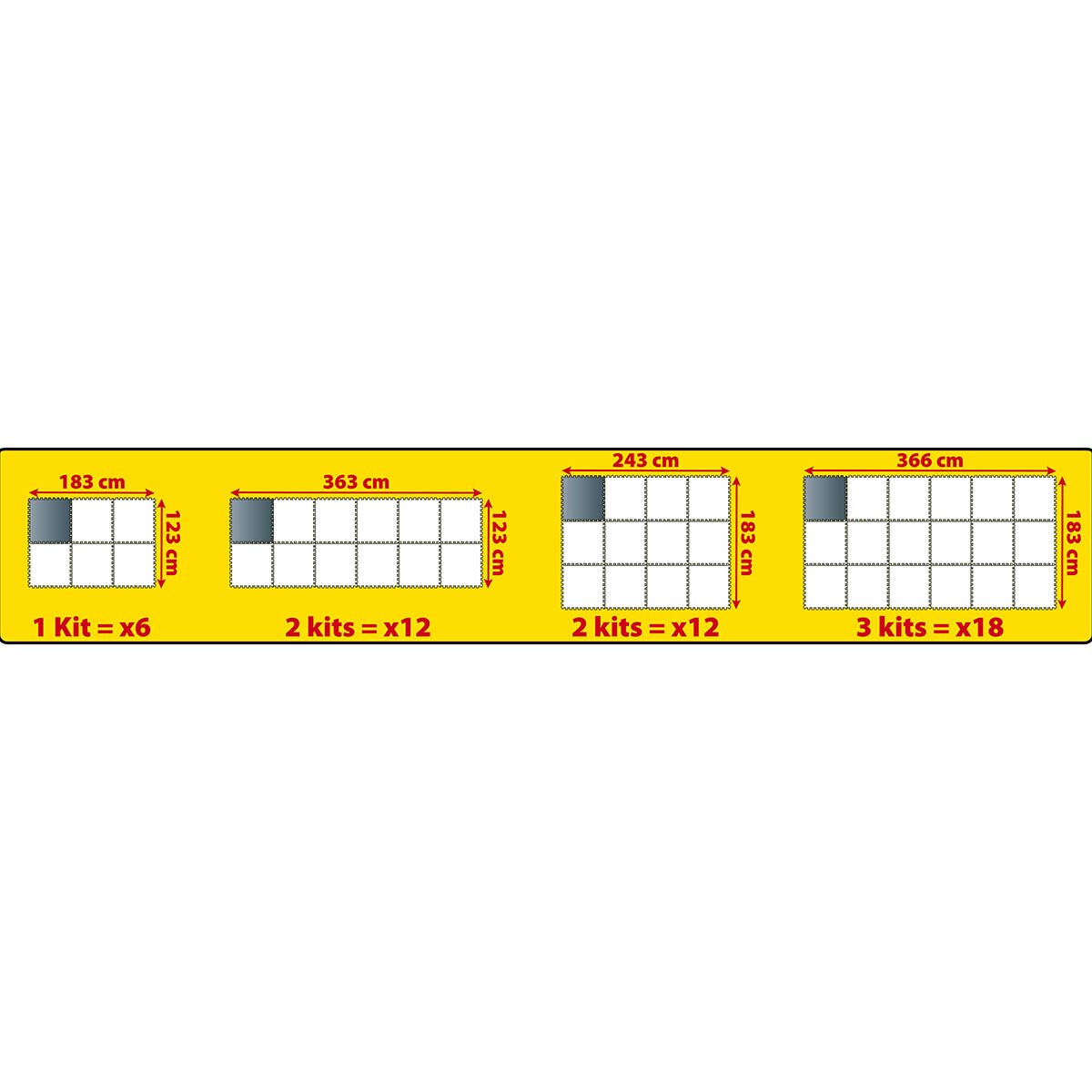 6 Tapetes Multiusos Cinzento-9