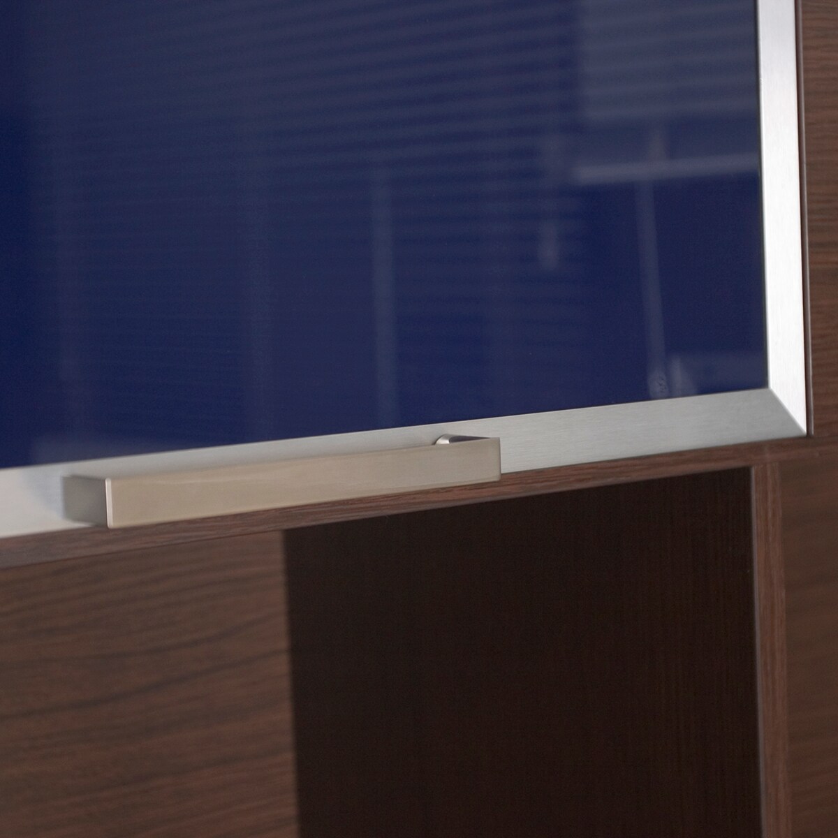 Asa Níquel Cepillado Recta Puerta Cocina Níquel-2