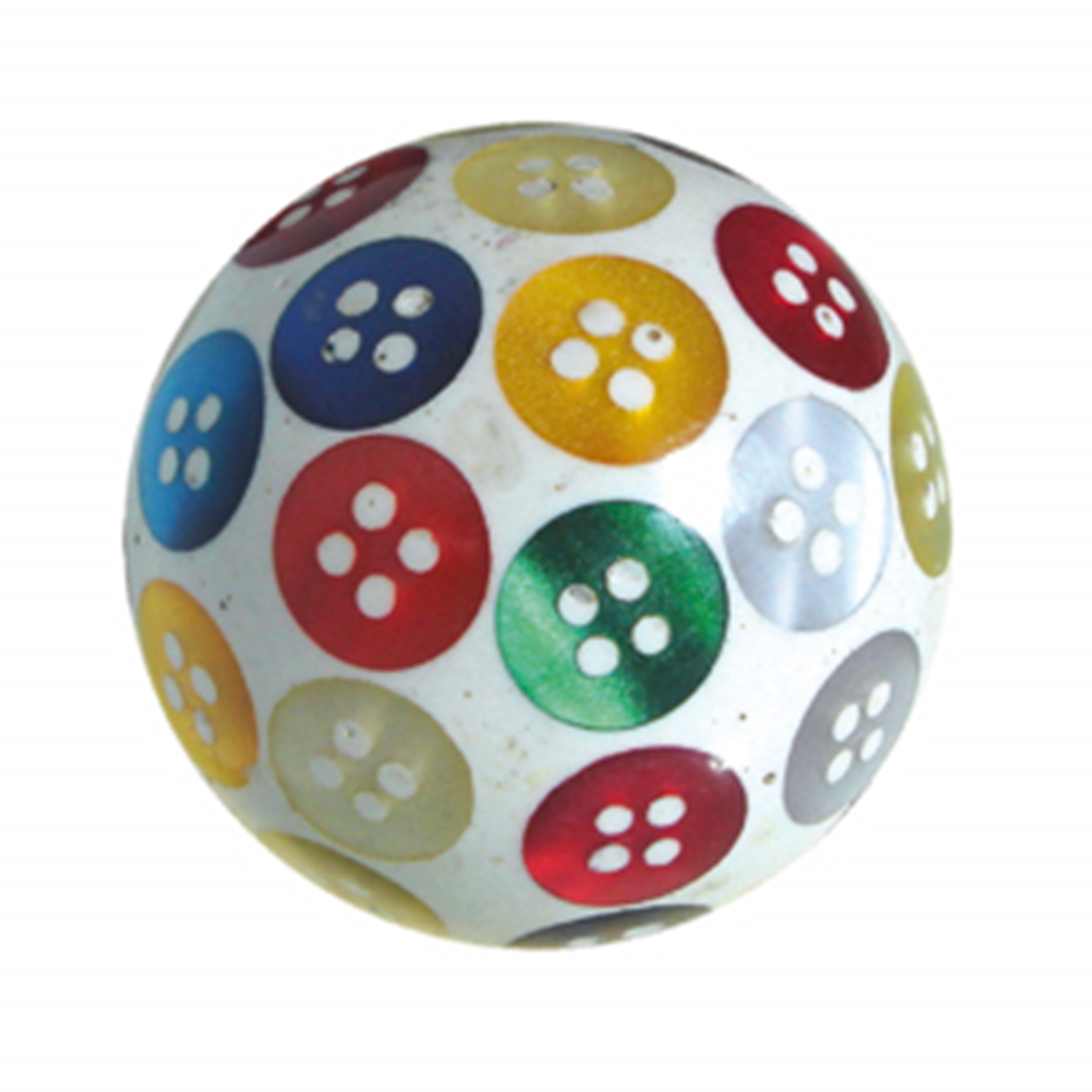 Pomo Resina Bola Botones Nacarados Multicolor-1
