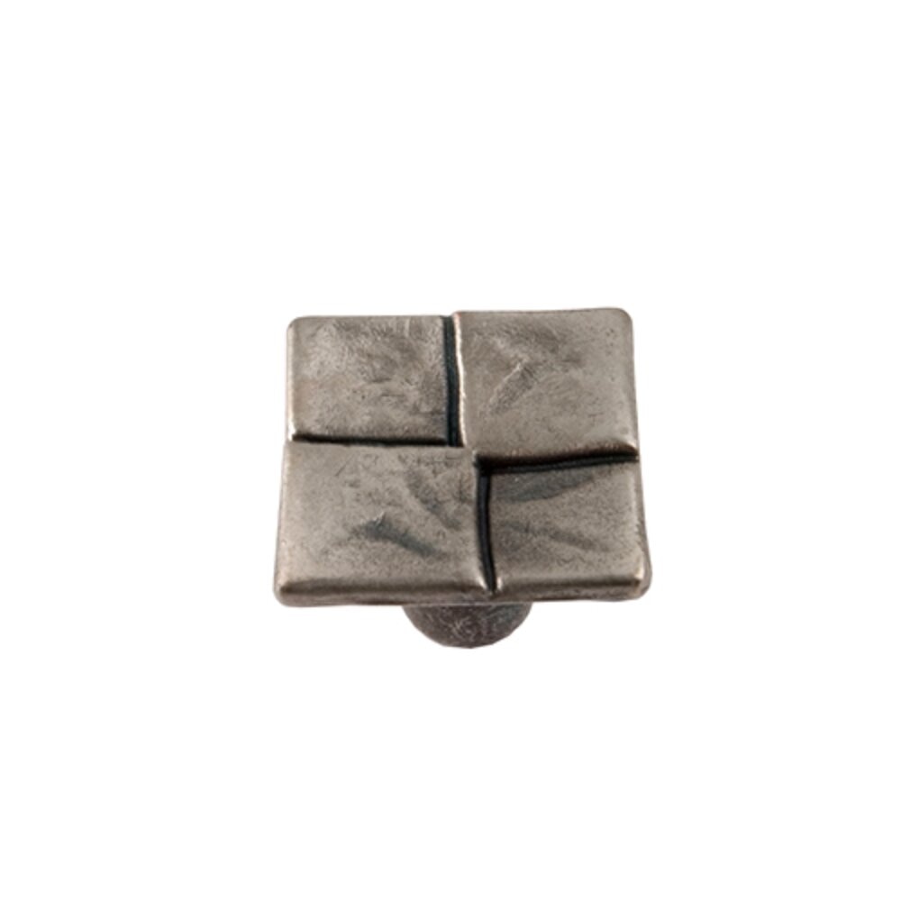 Imagen 0 de Pomo Zamak Plata Mate Cuadros M
