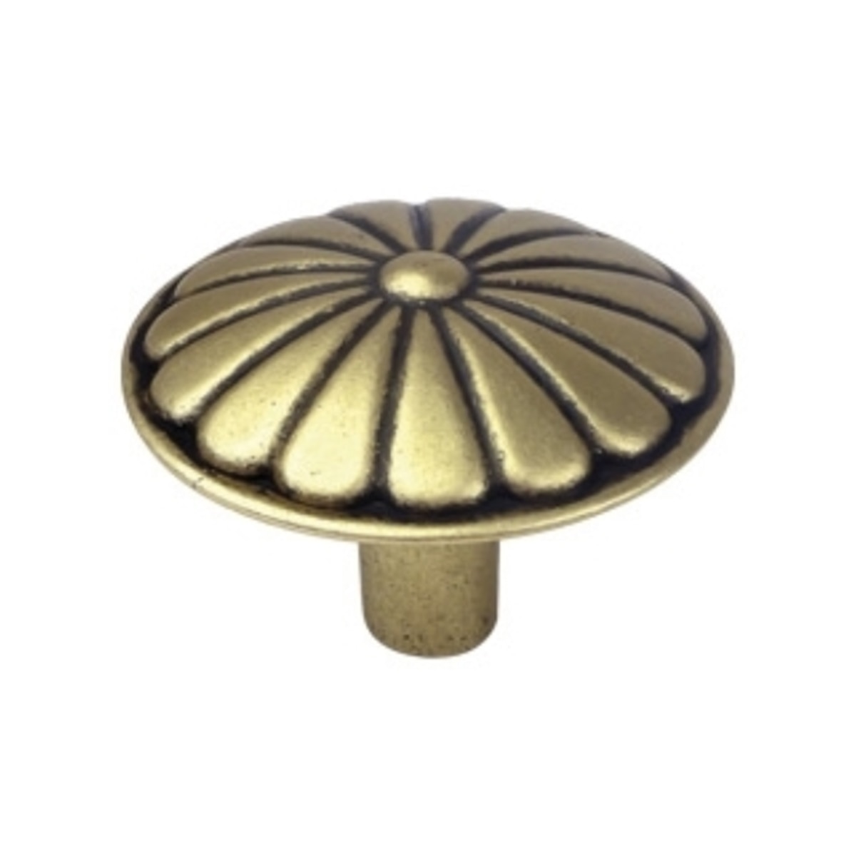Pomo Zamak Cuero Viejo Flor Ø 35 mm Cuero Viejo-1