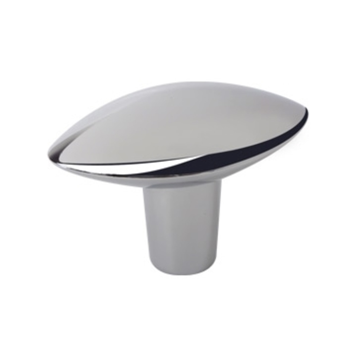 Pomo Zamak Cromado Almond 34 mm Cromo brillo-1