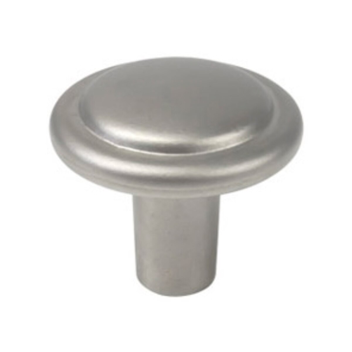 Imagen 0 de Pomo Zamak Níquel Mate Button Ø 25 mm