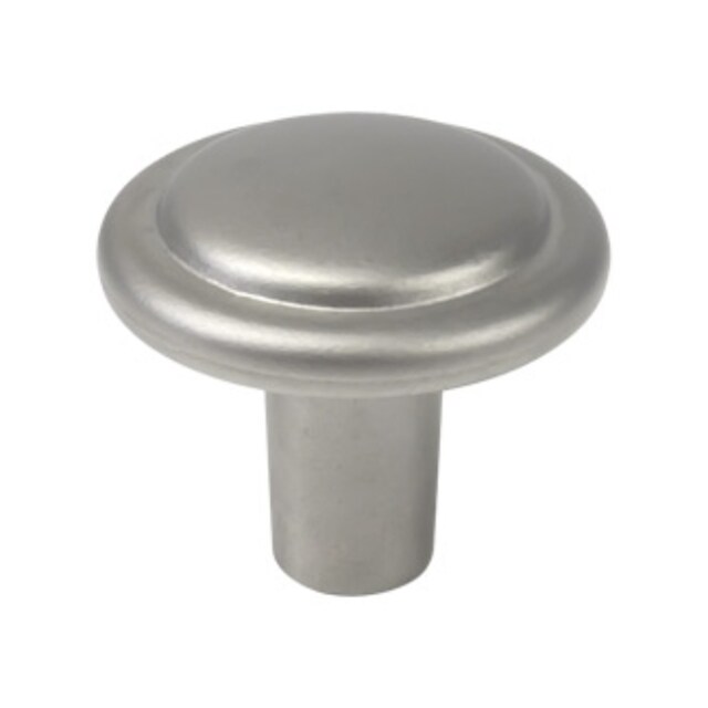Imagen 0 de Pomo Zamak Níquel Mate Button Ø 30 mm
