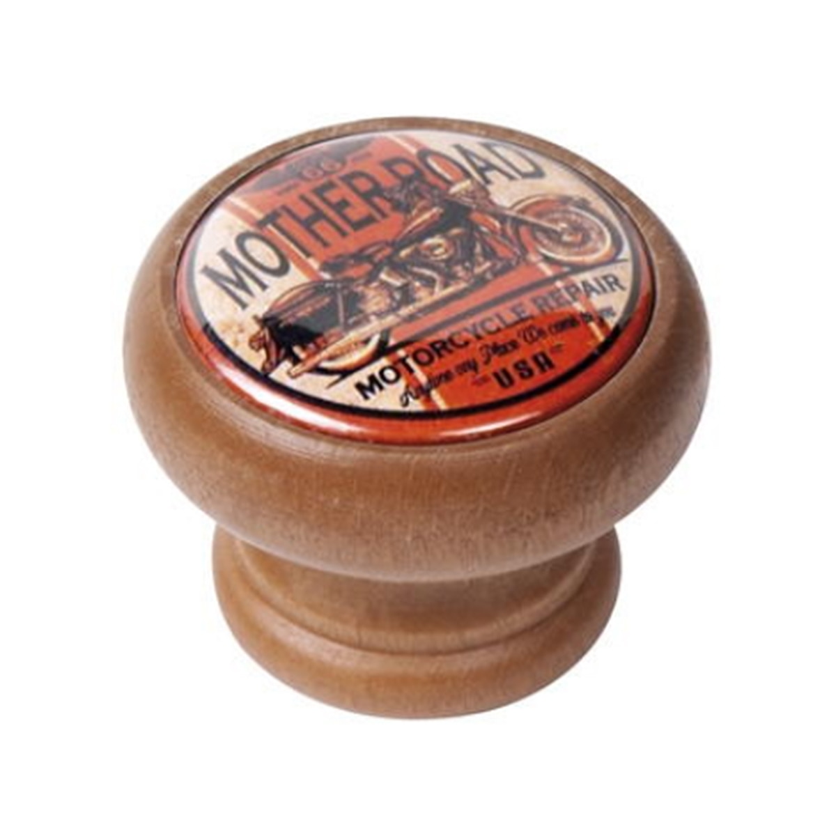 Imagen 0 de Pomo Madera Tintada Miel Mother Road