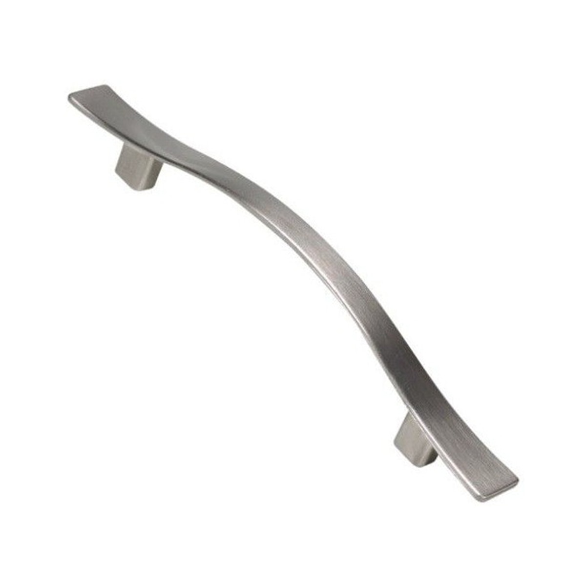 Imagen 0 de Asa Zamak Ondulada Acabado Inox Cepillado 96 mm