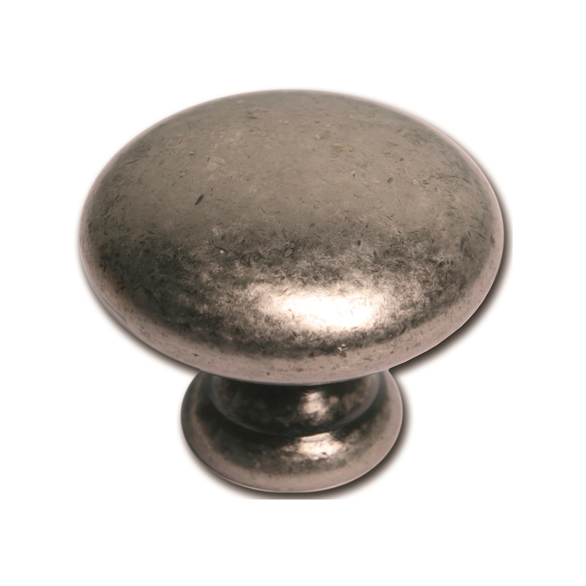 Imagen 0 de Pomo Zamak Acabado Plata Envejecida 30 mm