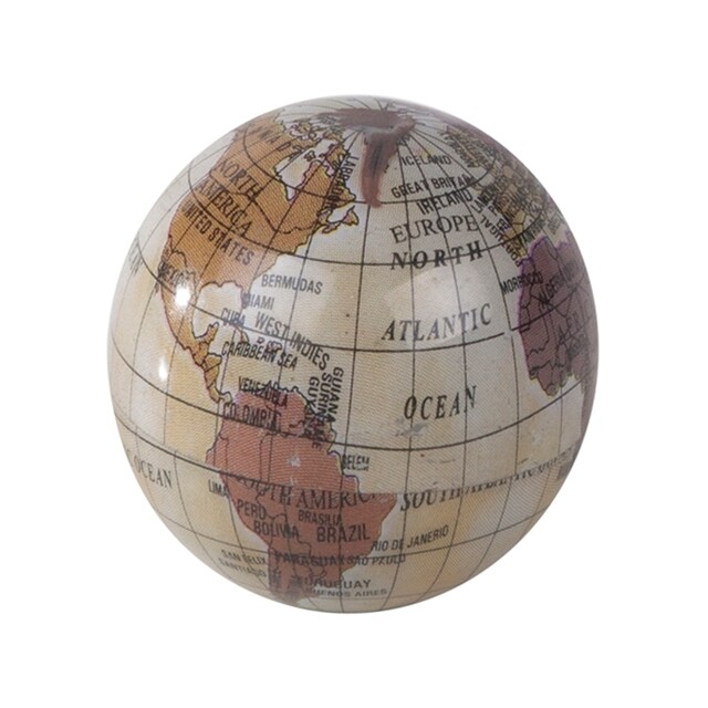 Imagen 0 de Pomo Resina Bola del Mundo 40 mm