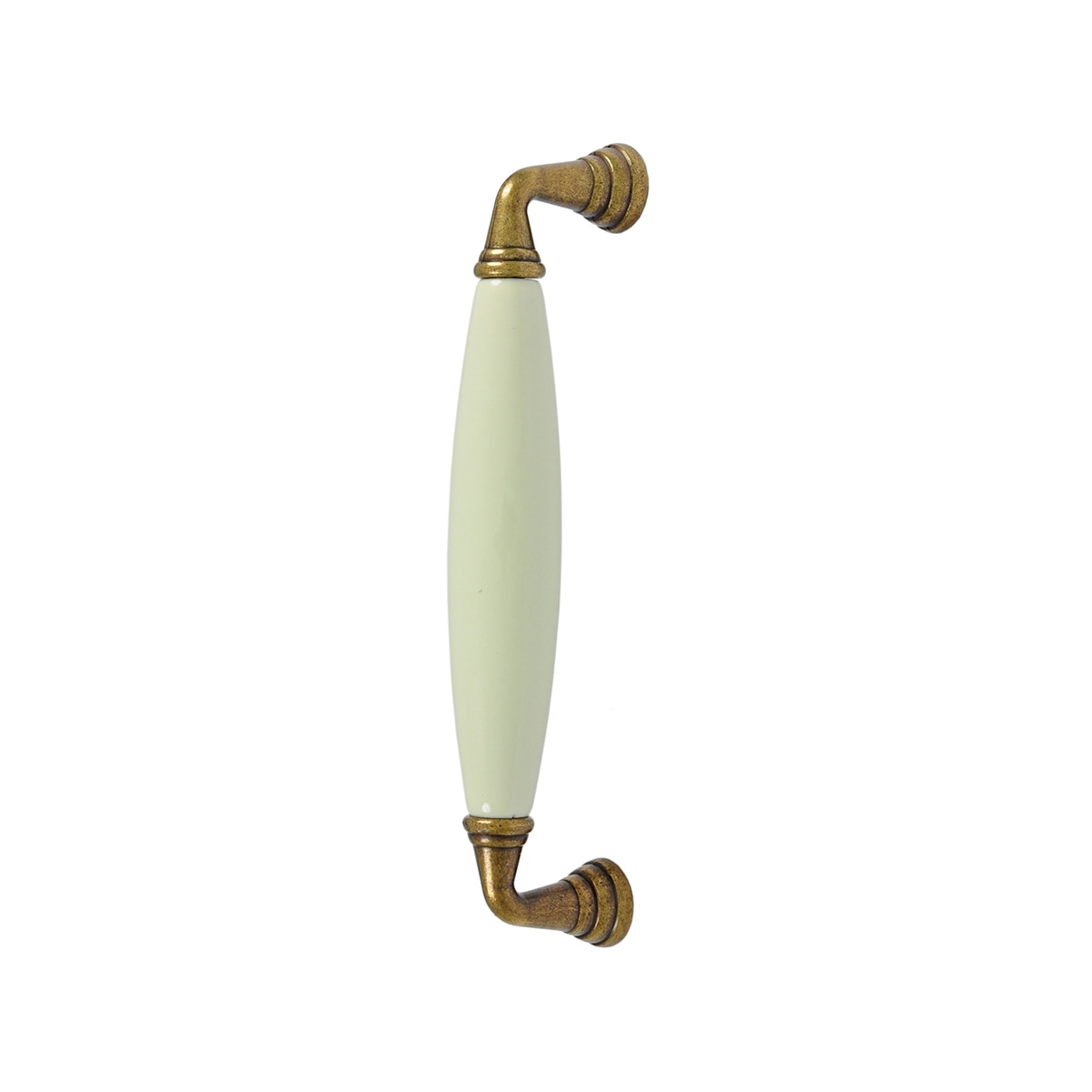 Imagen 0 de Asa Porcelana y Zamak Acabado Bronce 96 mm