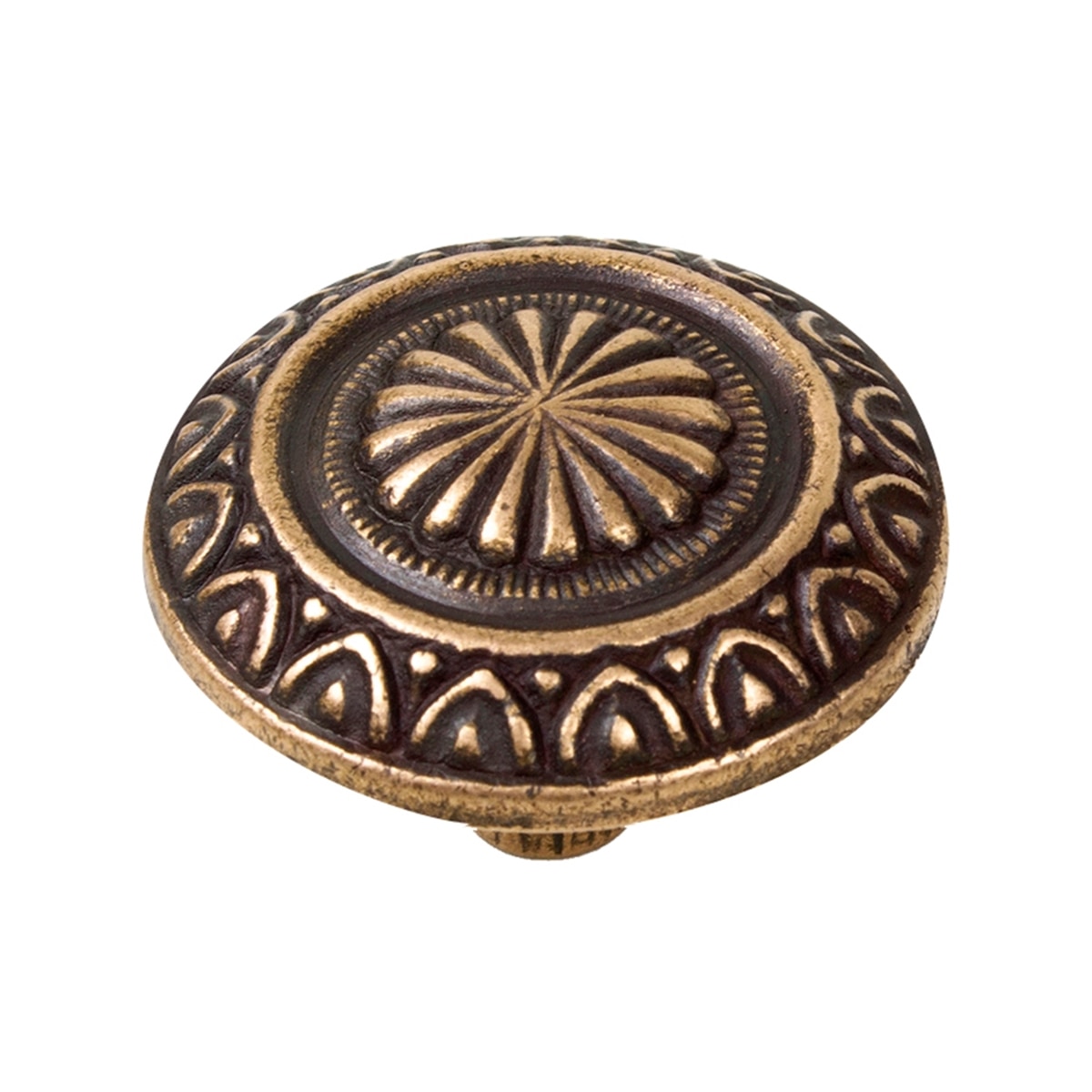 Imagen 0 de Pomo Zamak Acabado Bronce Envejecido 34 mm