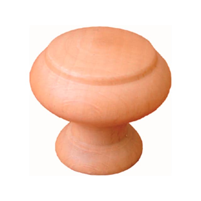 Imagen 0 de Pomo Madera Haya Lacado Natural 40 mm