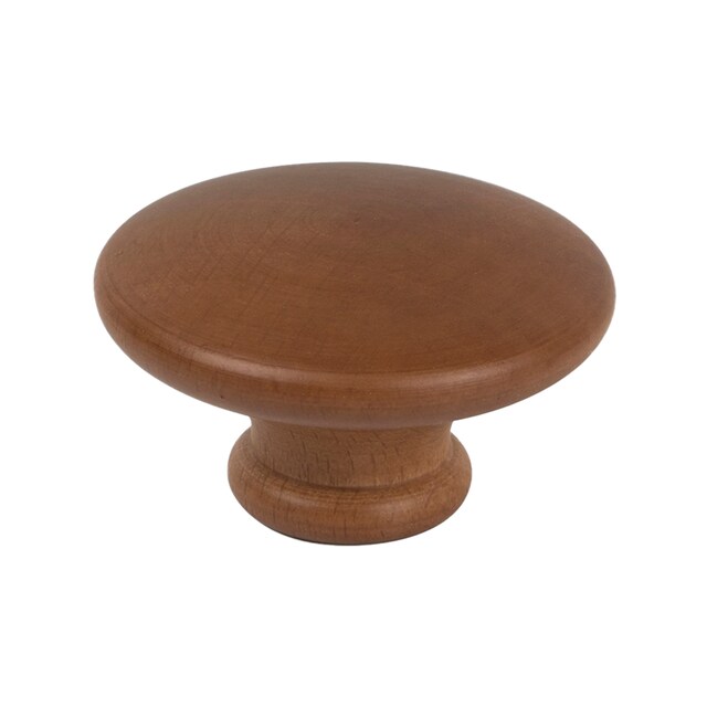 Imagen 0 de Pomo Madera Haya Tinta Miel Mate 44 mm