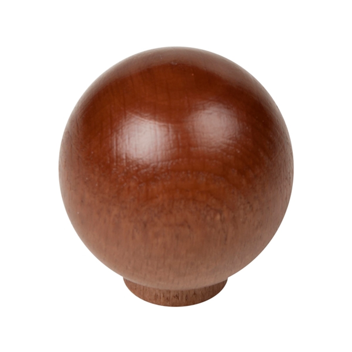 Imagen 0 de Pomo Madera Haya Lacada Bola 30 mm