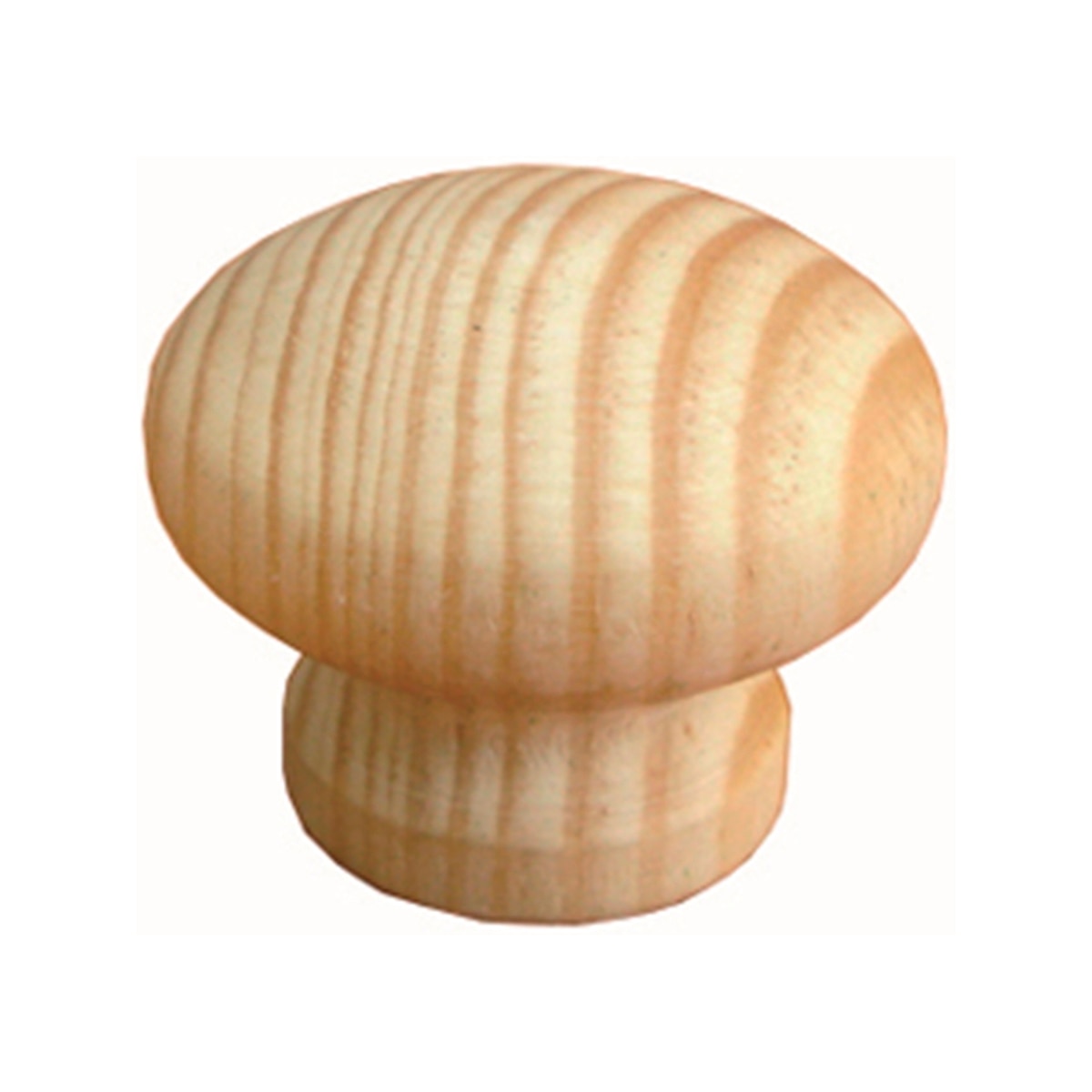 Pomo Madera Pino Crudo 35 mm Pino natural-1