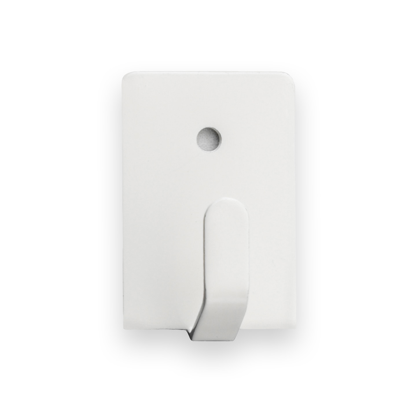 Imagen 0 de Colgador Adhesivo Acero Inox Mini Acabado Blanco - 4 Uds