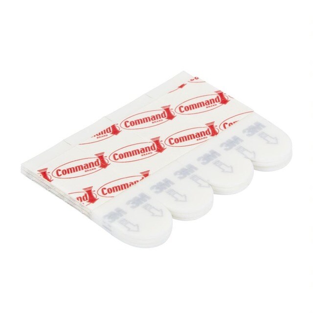 Tiras Sujeta Póster Pequeñas 12 Uds Blanco-3