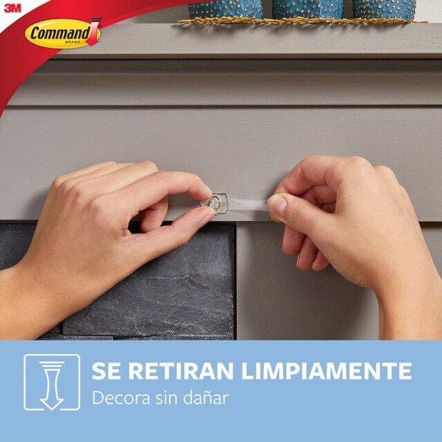 Mini Clips Adhesivos Transparentes 20 Uds Cristal-7