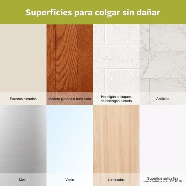 Tiras Colgar Cuadros Grandes 8 Uds Blanco-8