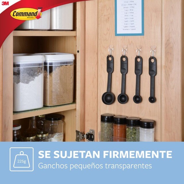 Ganchos Alambre Utensilios 3 Uds Transparente-6