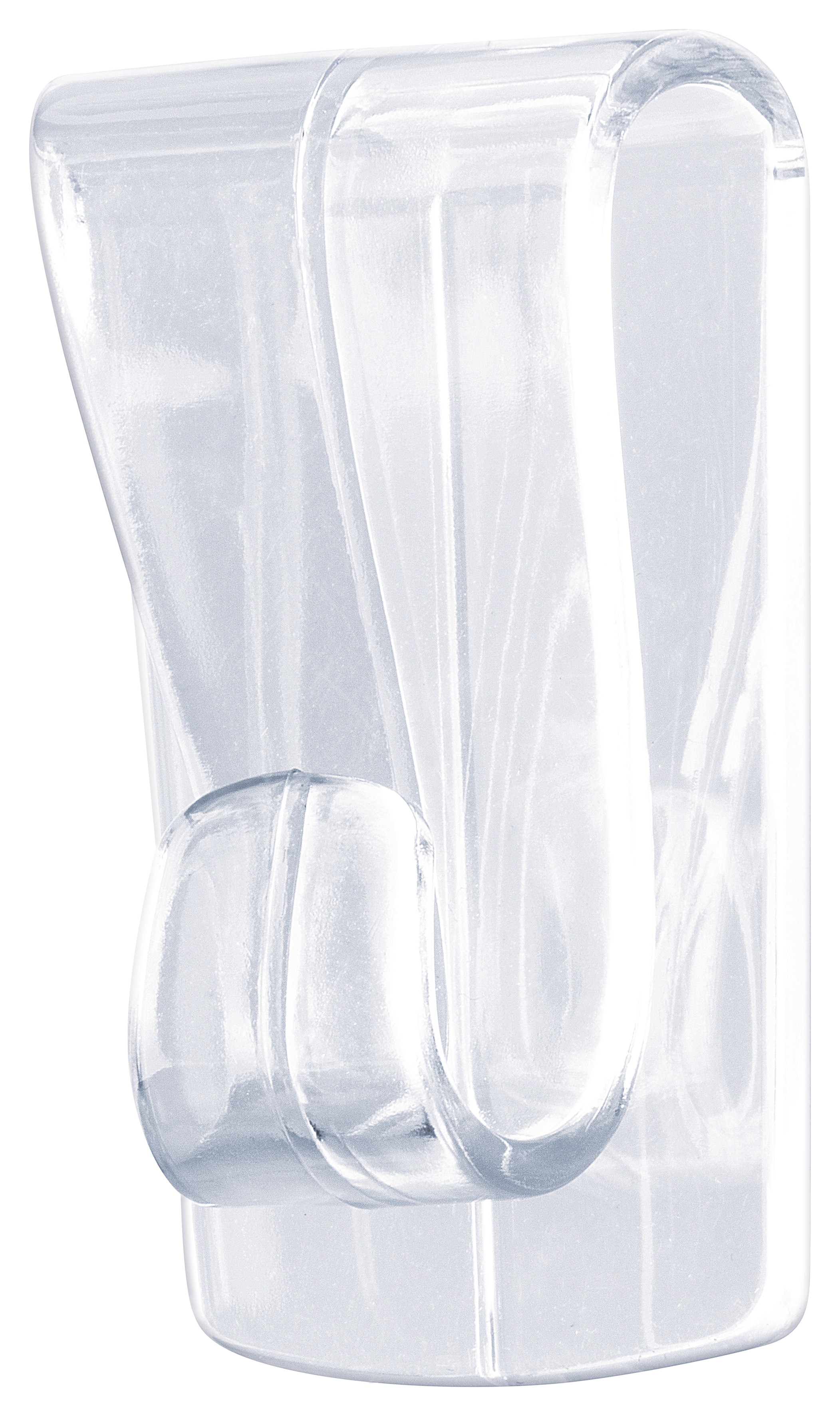 Gancho Adhesivo Transparente 2 Uds Cristal-3