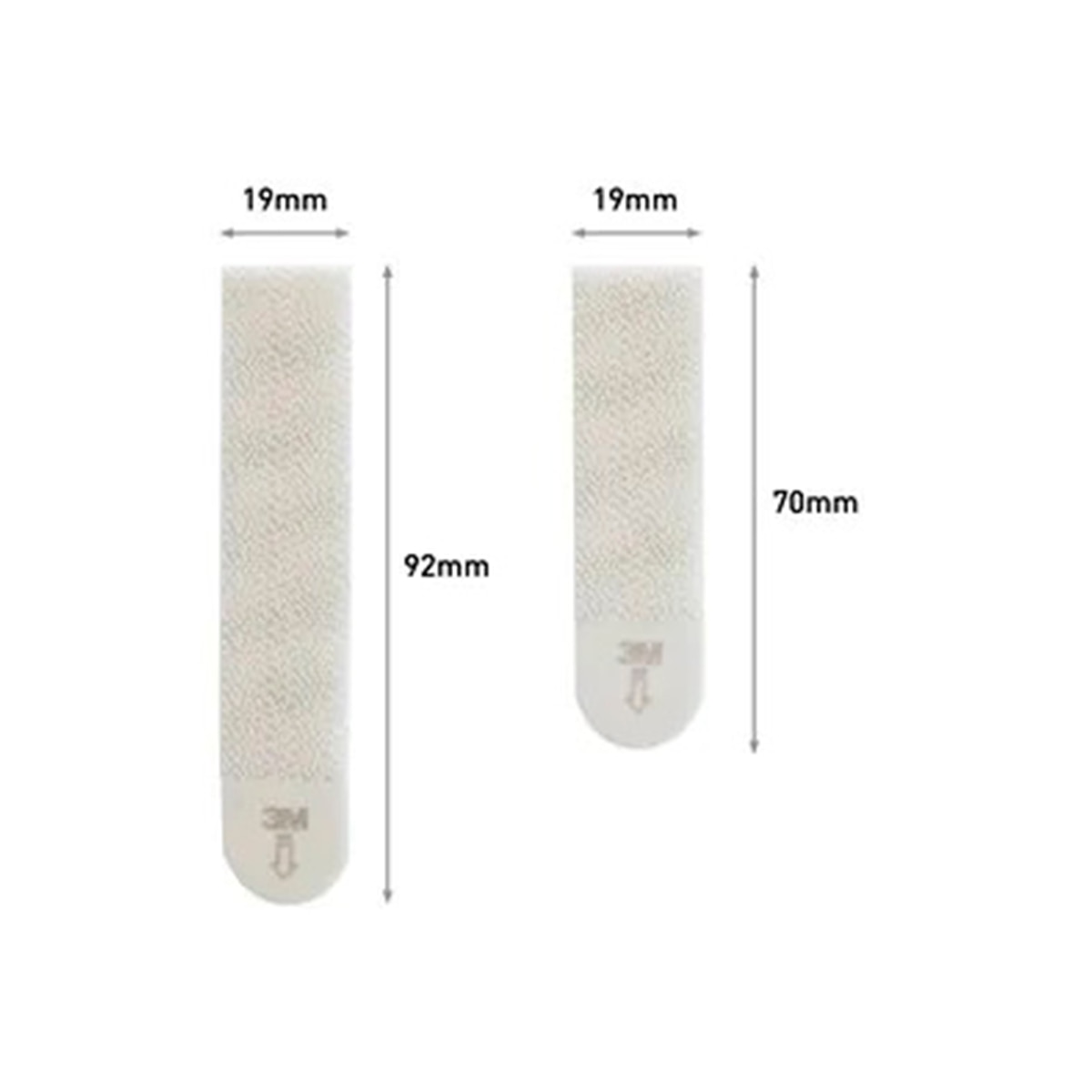 Tiras Colgar Cuadros Pack 8 Uds Grandes + 4 Uds Medianas Blanco-4